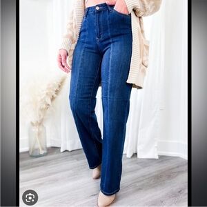 *NEW* Judy Blue Wide Leg High Waist Denim Trouser